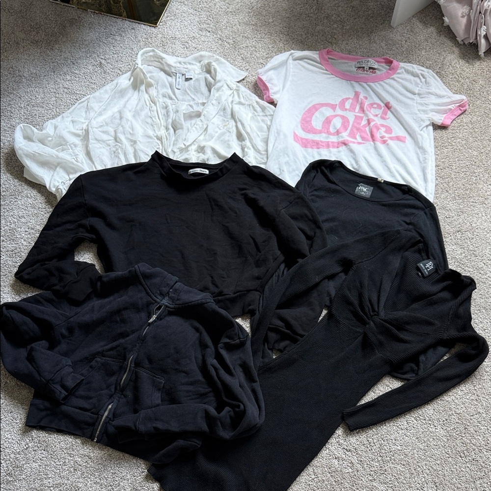 Reformation Zara John Goff Wildfox lot of 6 pieces